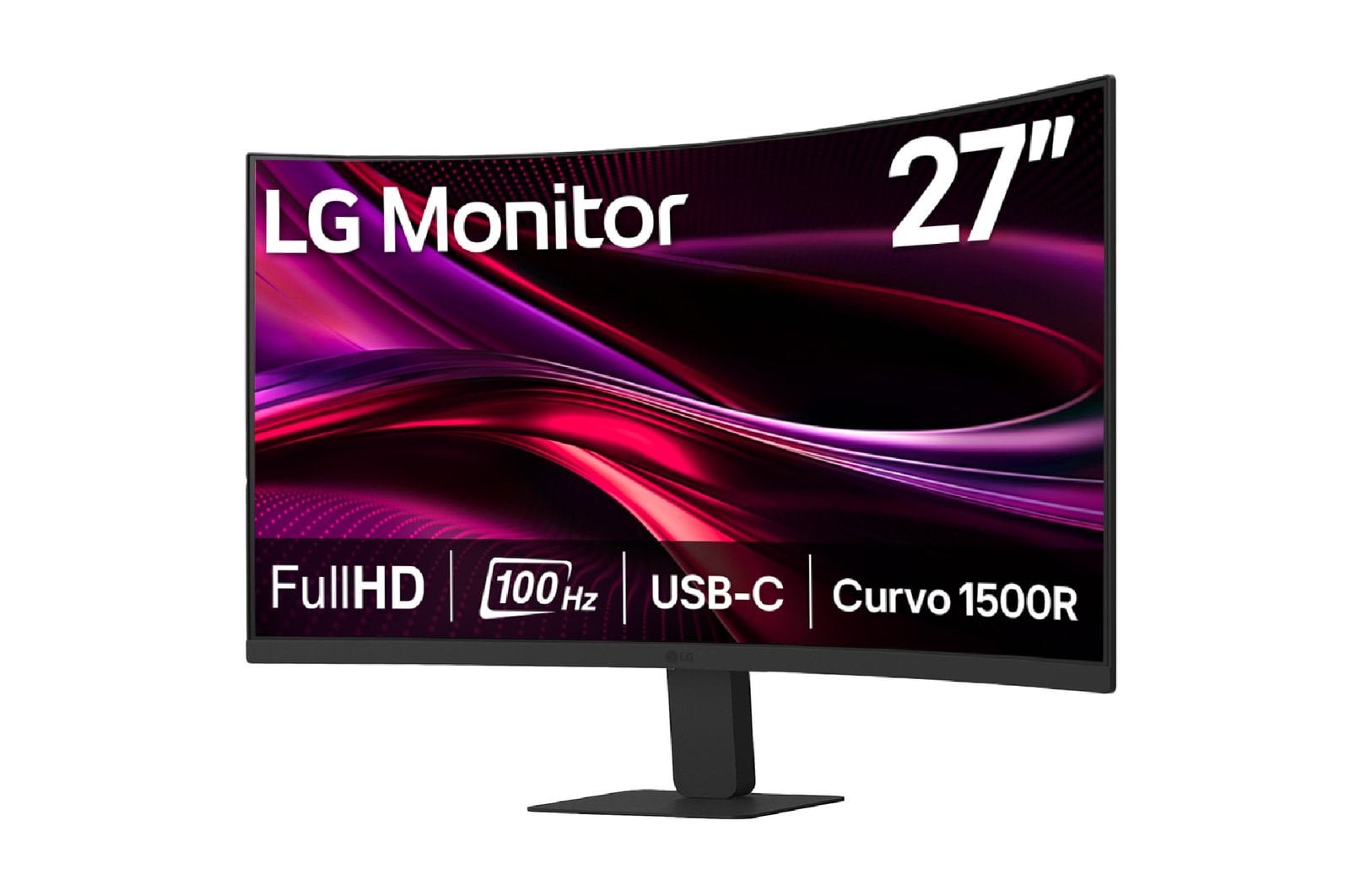 Vista Frontal Monitor LG 27 - 27U421A-B